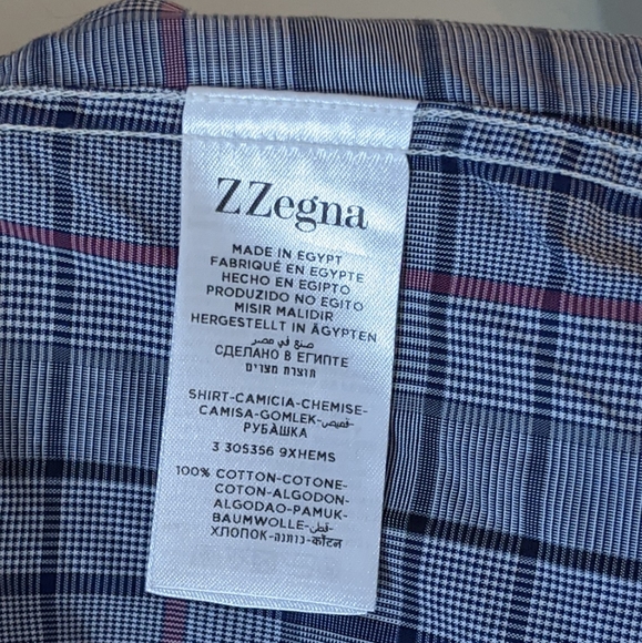 Z Zegna Plaid Dress Shirt - Picture 5 of 6
